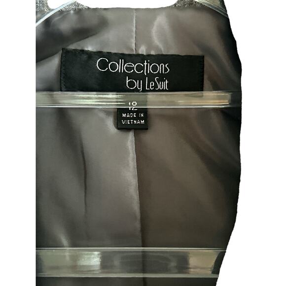 Collections By Le Suit Gray Paint Suit Size 12 Work Church - Picture 2 of 8